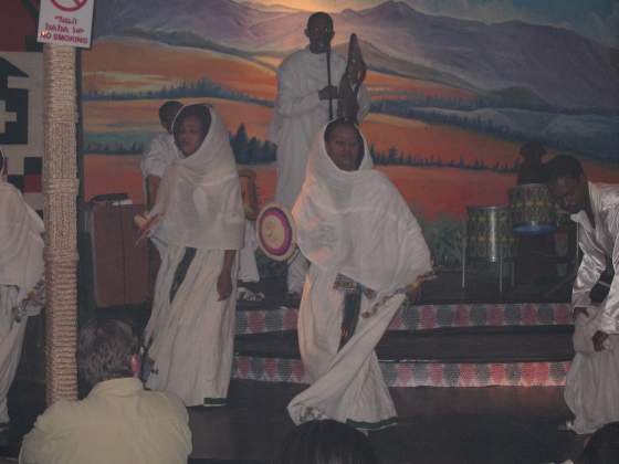 Show at Dar Abyssinia restaurant