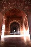 Incised painting at the Taj Mahal mosque