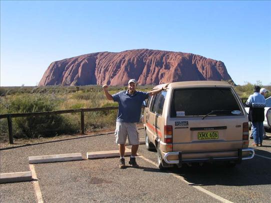 The rock and the van