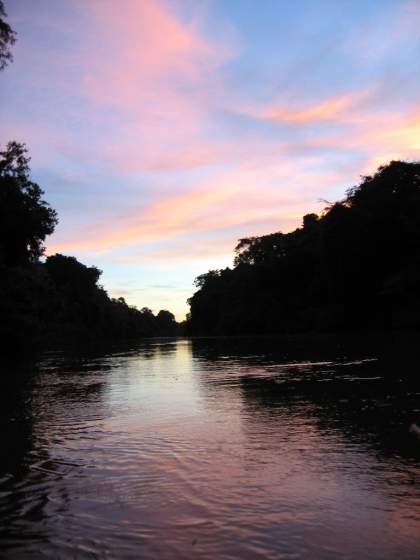 Amazon sunset