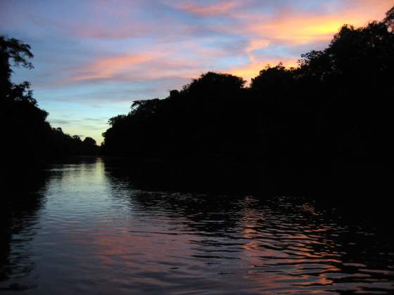 Amazon sunset