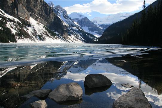 Lake Louise (with ice!)