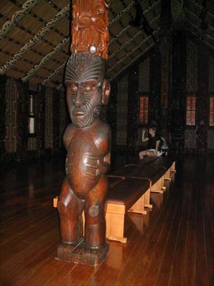 Inside a Marae