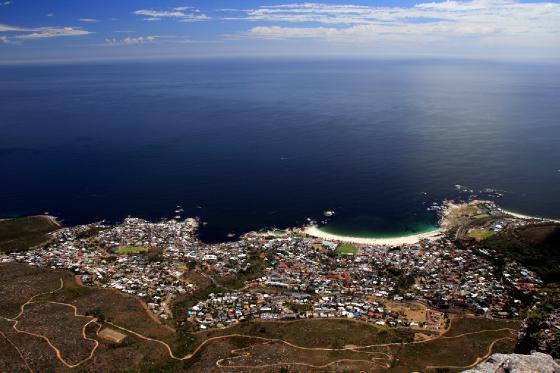 Camps Bay from Table Mountain