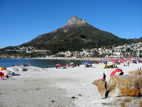 Camps Bay on a weekend