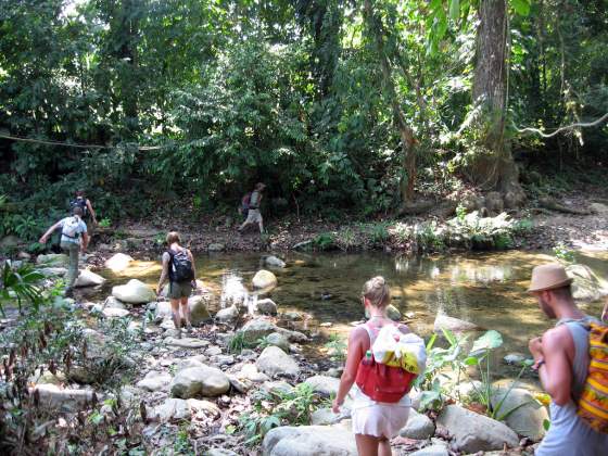 Day 1   Early river crossing