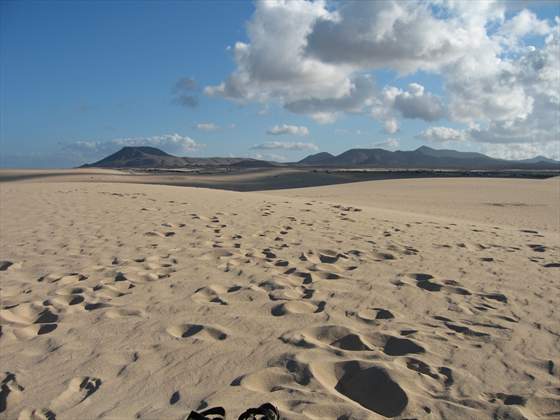 Feurte is one big SAND DUNE!