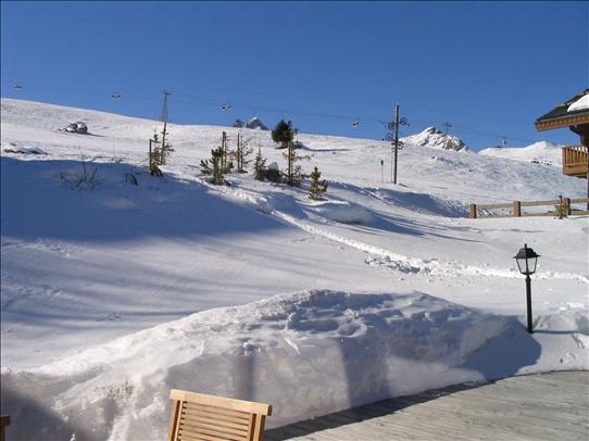 View from the backporch of our chalet