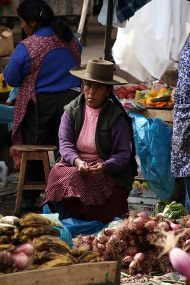 Pisac Sunday market