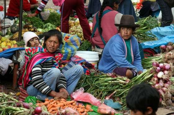 Pisac Sunday market