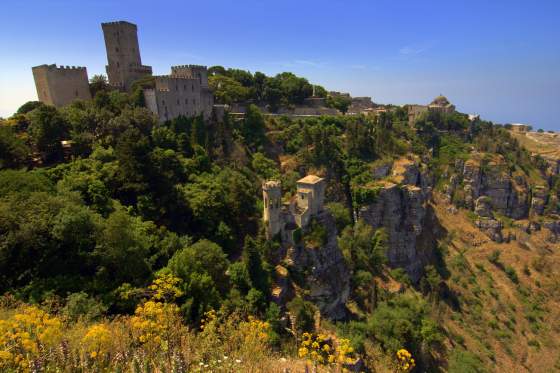 Norman fortress overlooking Trapani