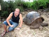 Santa Cruz   Giant tortoise and me!