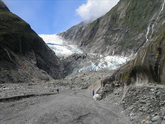 Approaching Franz Josef