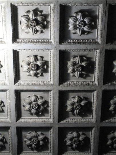 Ceilings in average homes in Havana are beautiful