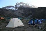 Day 4  ... Barranco camp with the wall in the backgroun