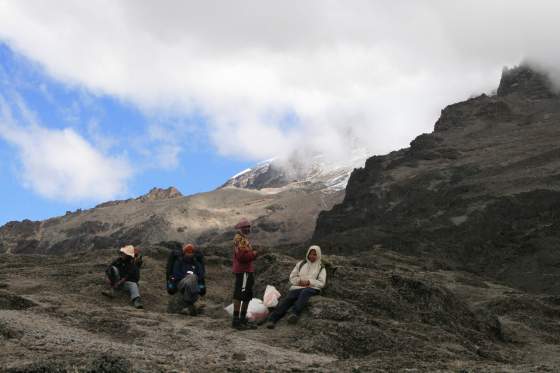 Day 4  ... The guys take some chill out time