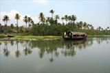 Tourist boat on Kerala...