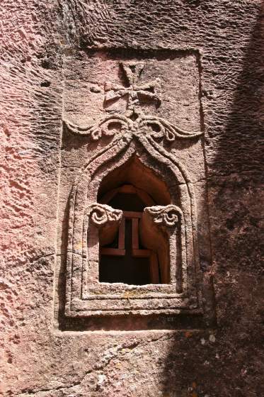 Carved window