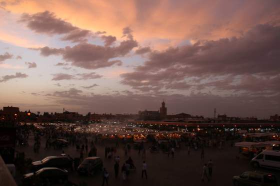 Djema El Fna sunset