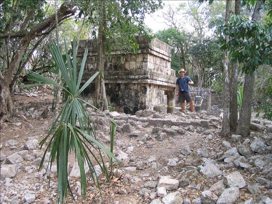 Hidden mayan temple