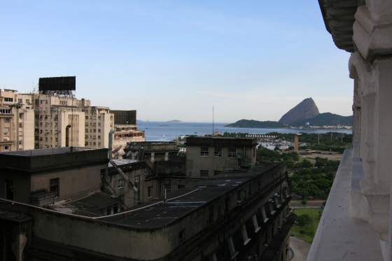 View of Sugar Loaf from my room