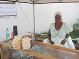 Baiana lady serving Acarajé