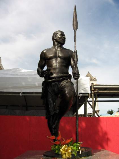 Commemorating a warrior slave