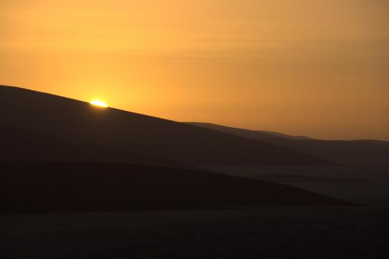 Watching the sunset from Dune 45