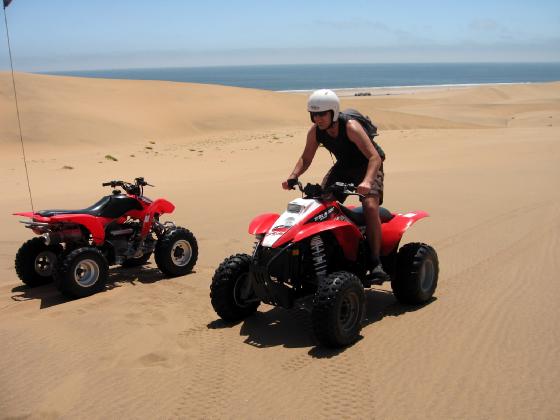 Quad biking the Namib