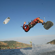 Me kite surfing