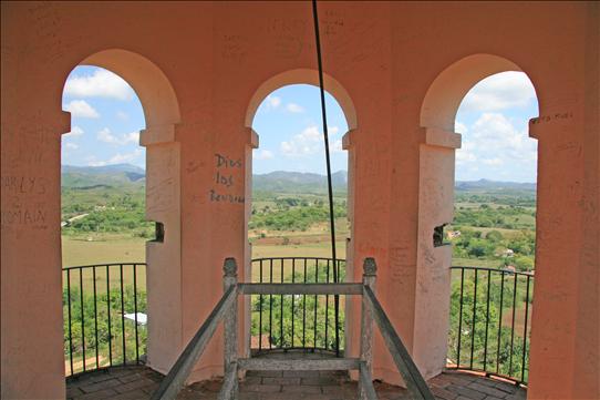 Top of slave-watching tower