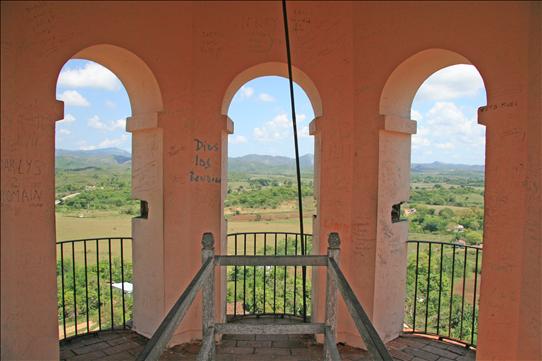 Top of slave-watching tower