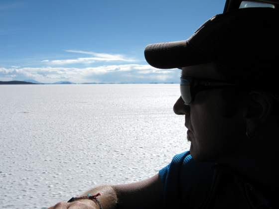 Salar de Uyuni contemplation