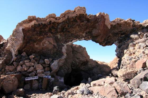 Unusual volcanic structure