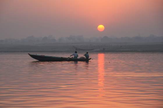 Sunrise on the Ganges