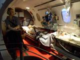 Mock up of inside of Royal Flying Doctors plane