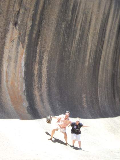 Surfing Wave Rock