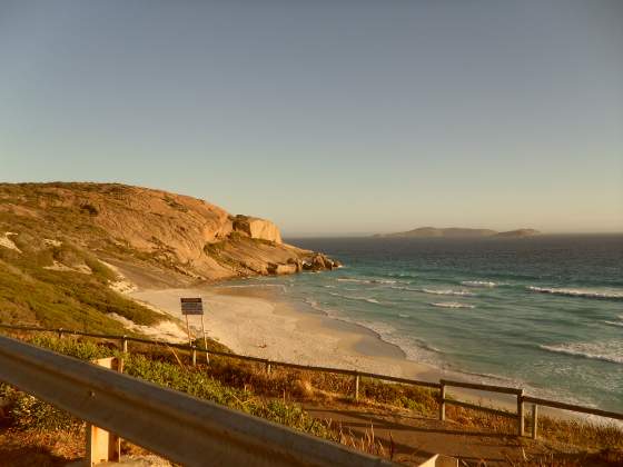 Beach along coast by Esperance