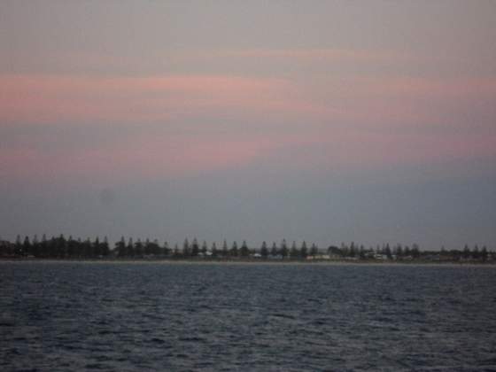 View of Esperance Coastline just after sunset