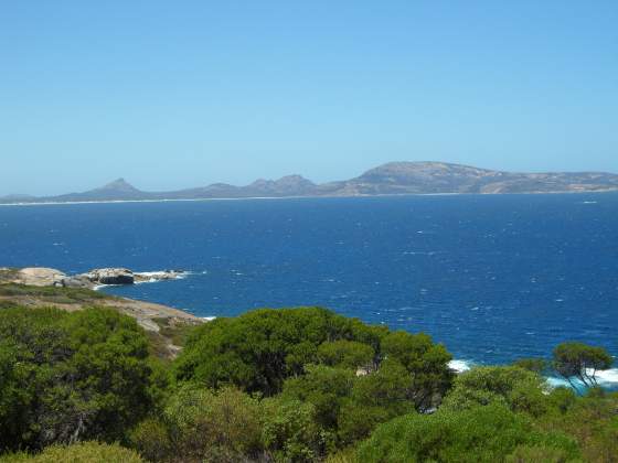 View of Cape Le Grand National Park from Top of Woody Island