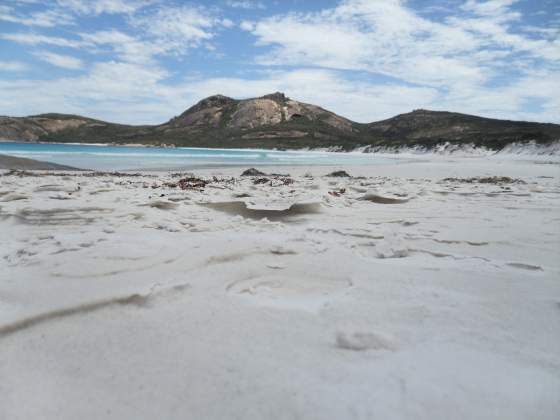 Winds created sand art @ Thistle Cove