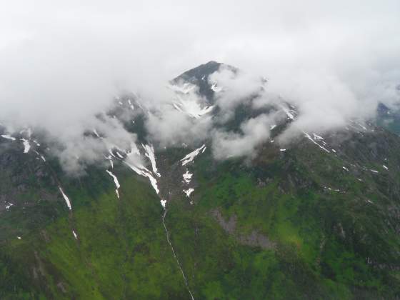 Soaring amongst the clouds