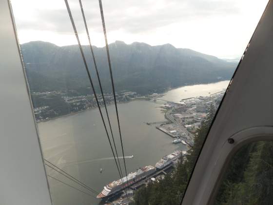 View from the tram in Sitka