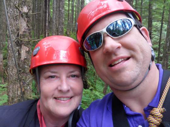 Zipline in Juneau