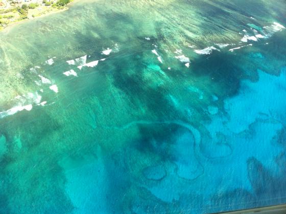 View of Shore along Island of Oahu