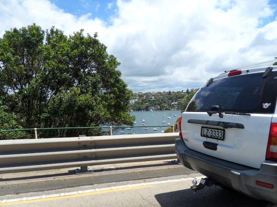 View on way t o Manly