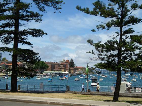 Manly Beach by the Wharf