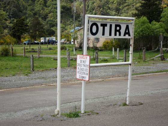 Whistle Stop Sign