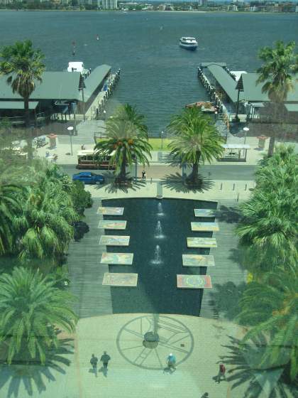 Looking down from the 3rd Level of Bell Tower