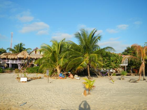 View of both Casas from the dock